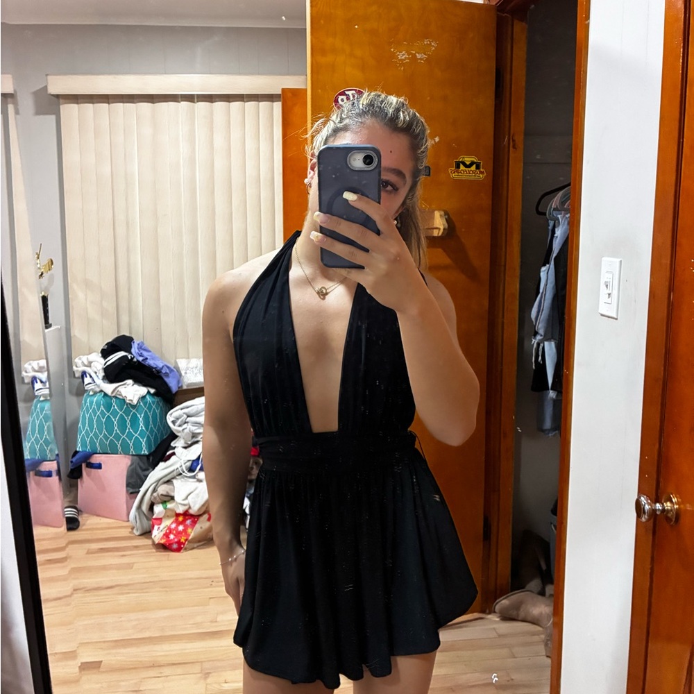 Windsor Black Backless Dress